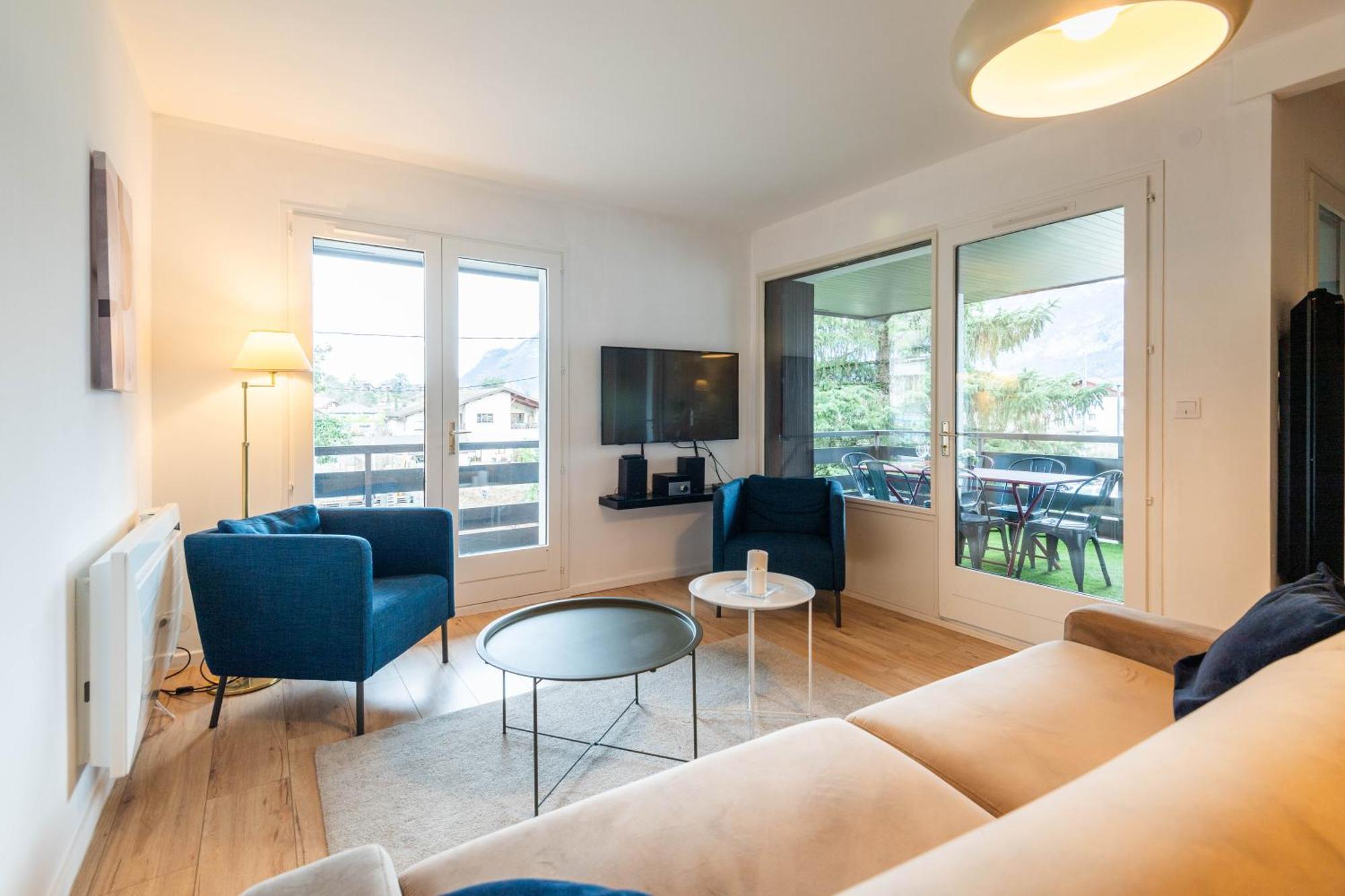 Bel Apt Terrasse A 2 Pas Du Lac Sevrier Ngoại thất bức ảnh