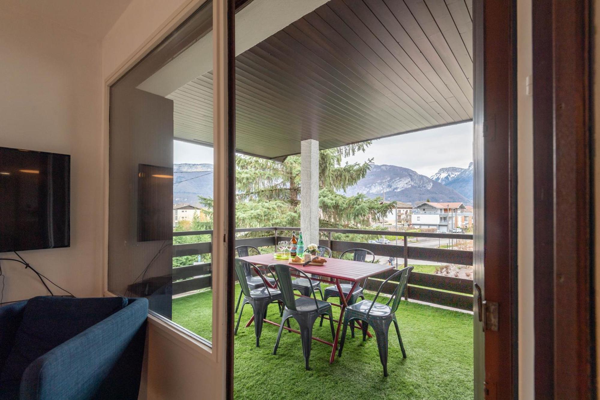 Bel Apt Terrasse A 2 Pas Du Lac Sevrier Ngoại thất bức ảnh
