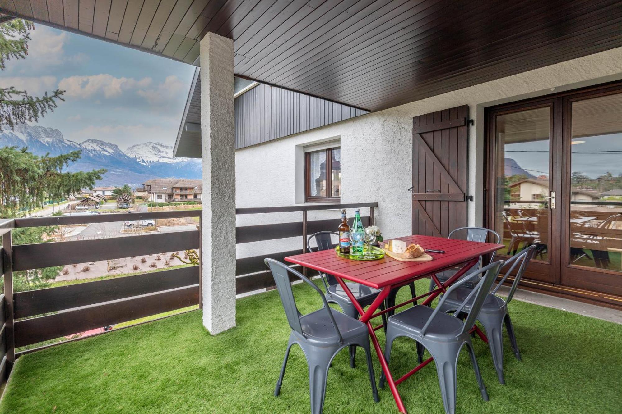 Bel Apt Terrasse A 2 Pas Du Lac Sevrier Ngoại thất bức ảnh